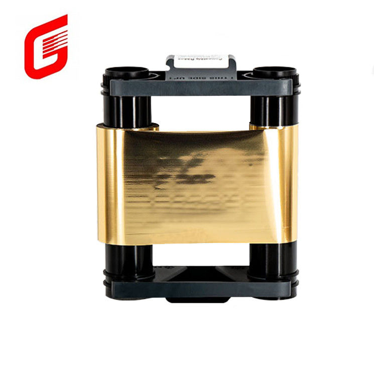 Nastro compatibile CBGR0500GL per Badgy 100 200 Stampante di carte d'identità Oro metallico 500 immagini